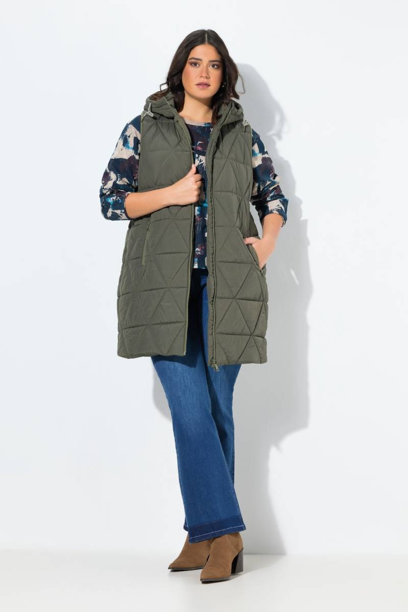 Große Größen HYPRAR Long-Steppweste, Damen, braun, Größe: 46/48, Polyester/Synthetische Fasern, Ulla Popken Große Größen HYPRAR Long-Steppweste, Damen, braun, Größe: 46/48, Polyester/Synthetische Fasern, Ulla Popken von Ulla Popken
