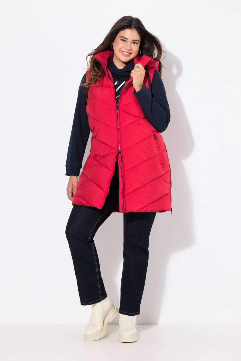 Große Größen HYPRAR Long-Steppweste, Damen, rot, Größe: 54/56, Polyester/Synthetische Fasern, Ulla Popken Große Größen HYPRAR Long-Steppweste, Damen, rot, Größe: 54/56, Polyester/Synthetische Fasern, Ulla Popken von Ulla Popken