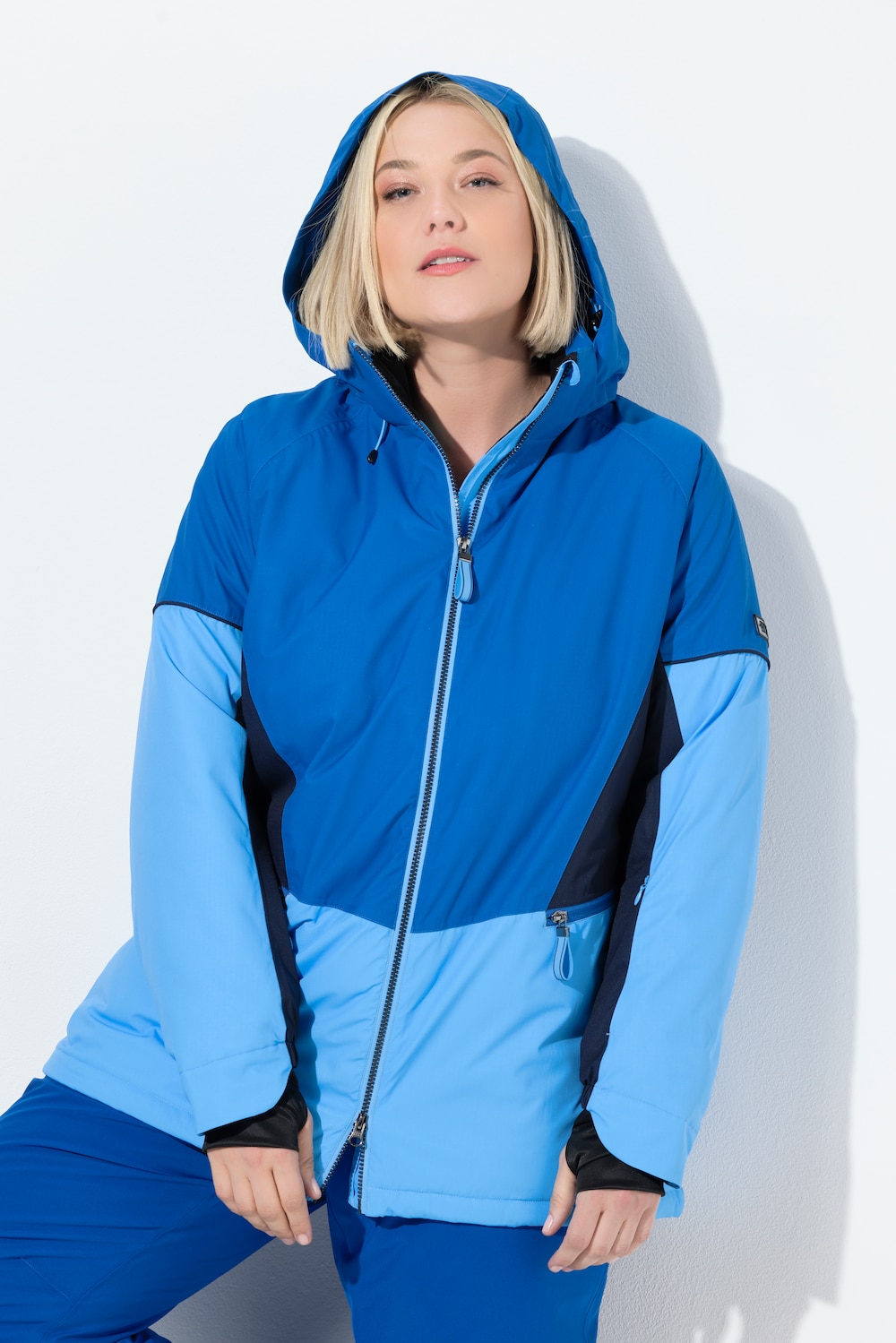 Große Größen HYPRAR Performance-Jacke, Damen, blau, Größe: 54/56, Polyester, Ulla Popken von Ulla Popken