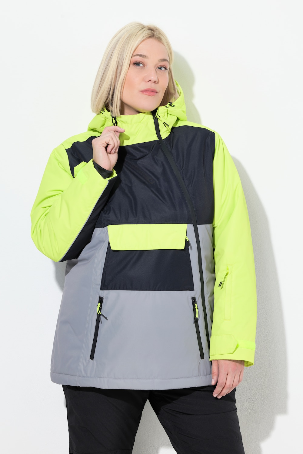 Große Größen HYPRAR Performance-Jacke, Damen, grau, Größe: 42/44, Polyester, Ulla Popken von Ulla Popken