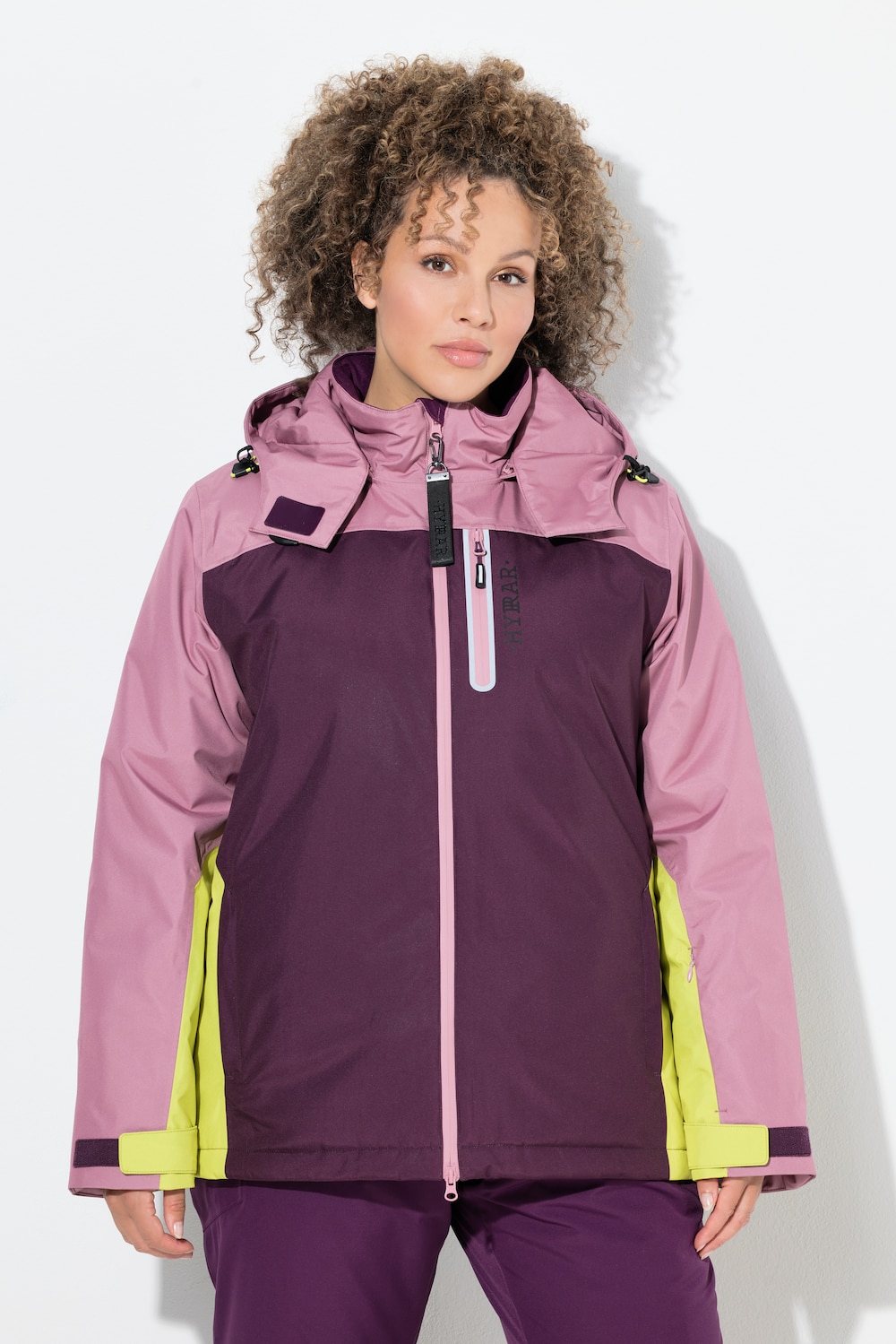 Große Größen HYPRAR Performance-Jacke, Damen, lila, Größe: 58/60, Polyester, Ulla Popken von Ulla Popken