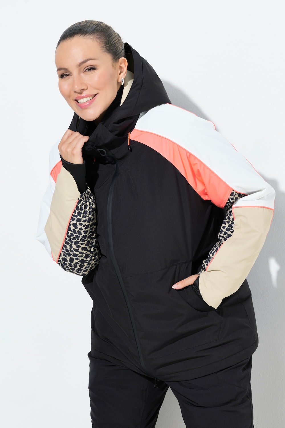 Große Größen HYPRAR Performance-Jacke, Damen, schwarz, Größe: 54/56, Polyester, Ulla Popken von Ulla Popken