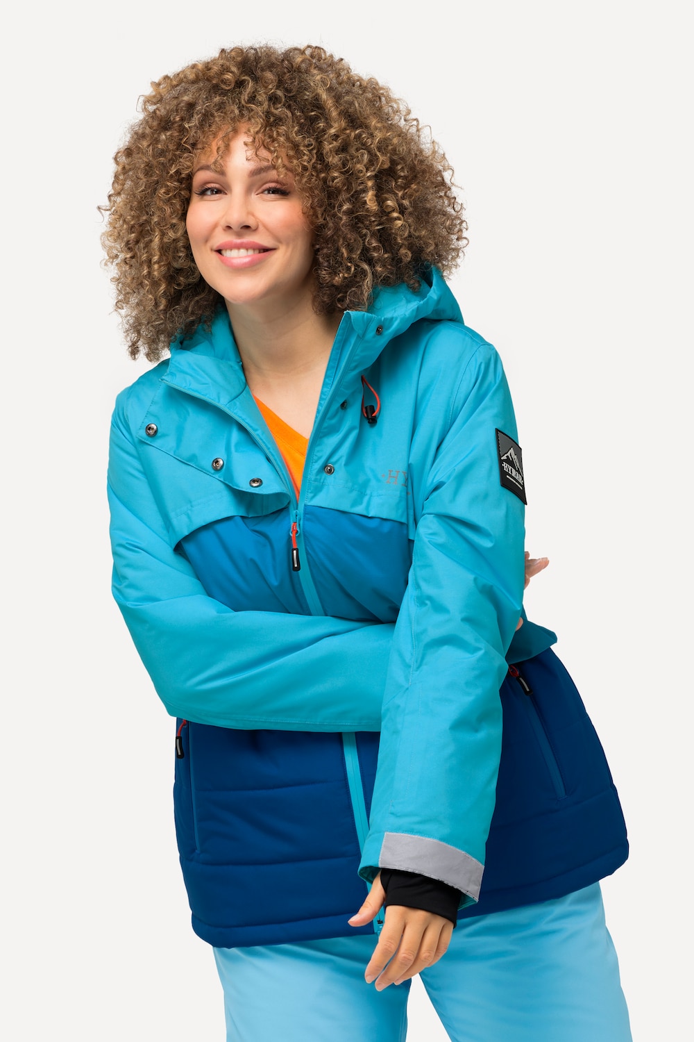 Große Größen HYPRAR Funktionsjacke, Damen, türkis, Größe: 54/56, Polyester, Ulla Popken von Ulla Popken