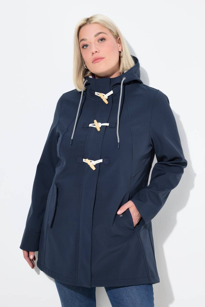 Große Größen HYPRAR Softshelljacke, Damen, blau, Größe: 46/48, Polyester, Ulla Popken von Ulla Popken