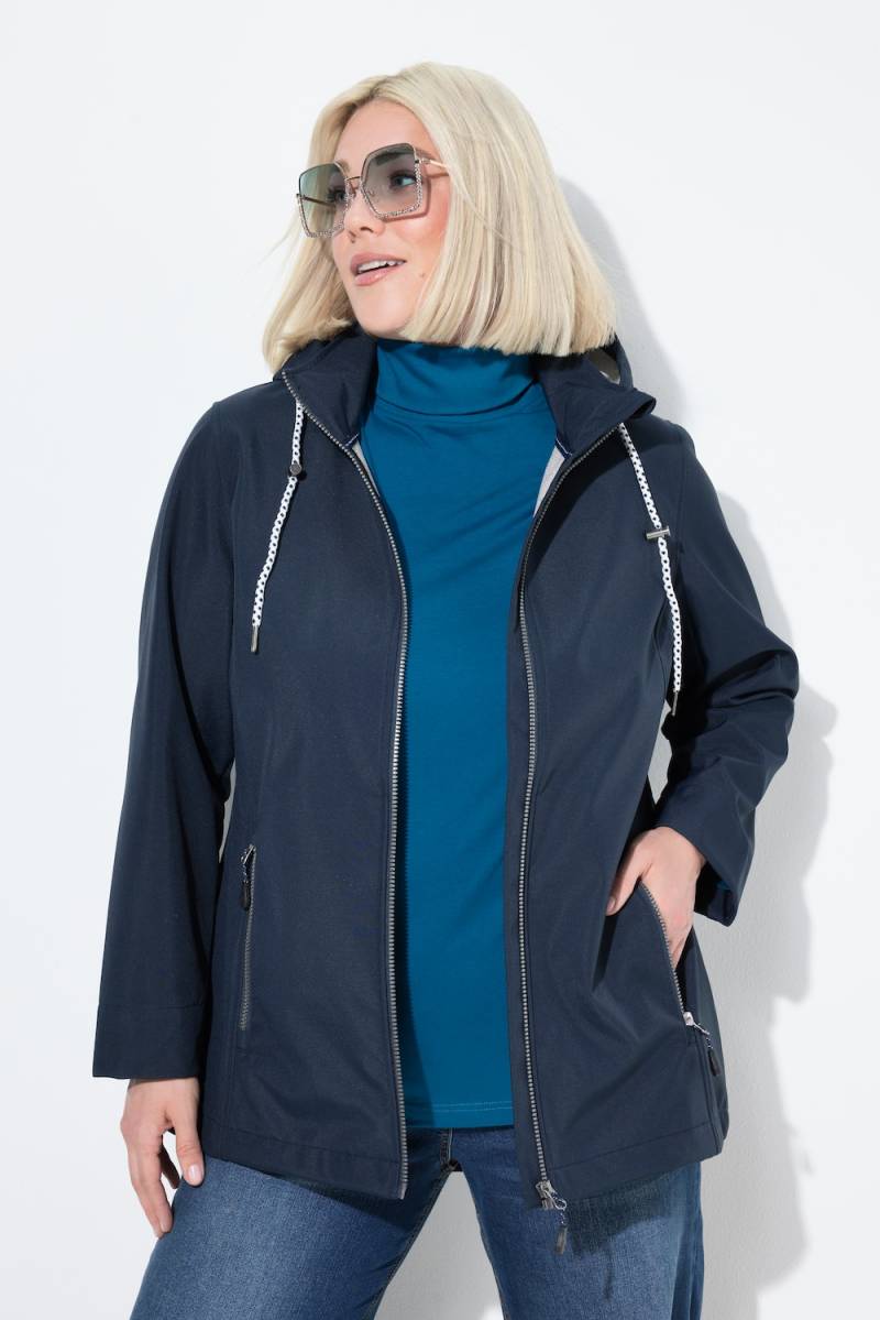 Große Größen HYPRAR Softshelljacke, Damen, blau, Größe: 50/52, Polyester, Ulla Popken von Ulla Popken