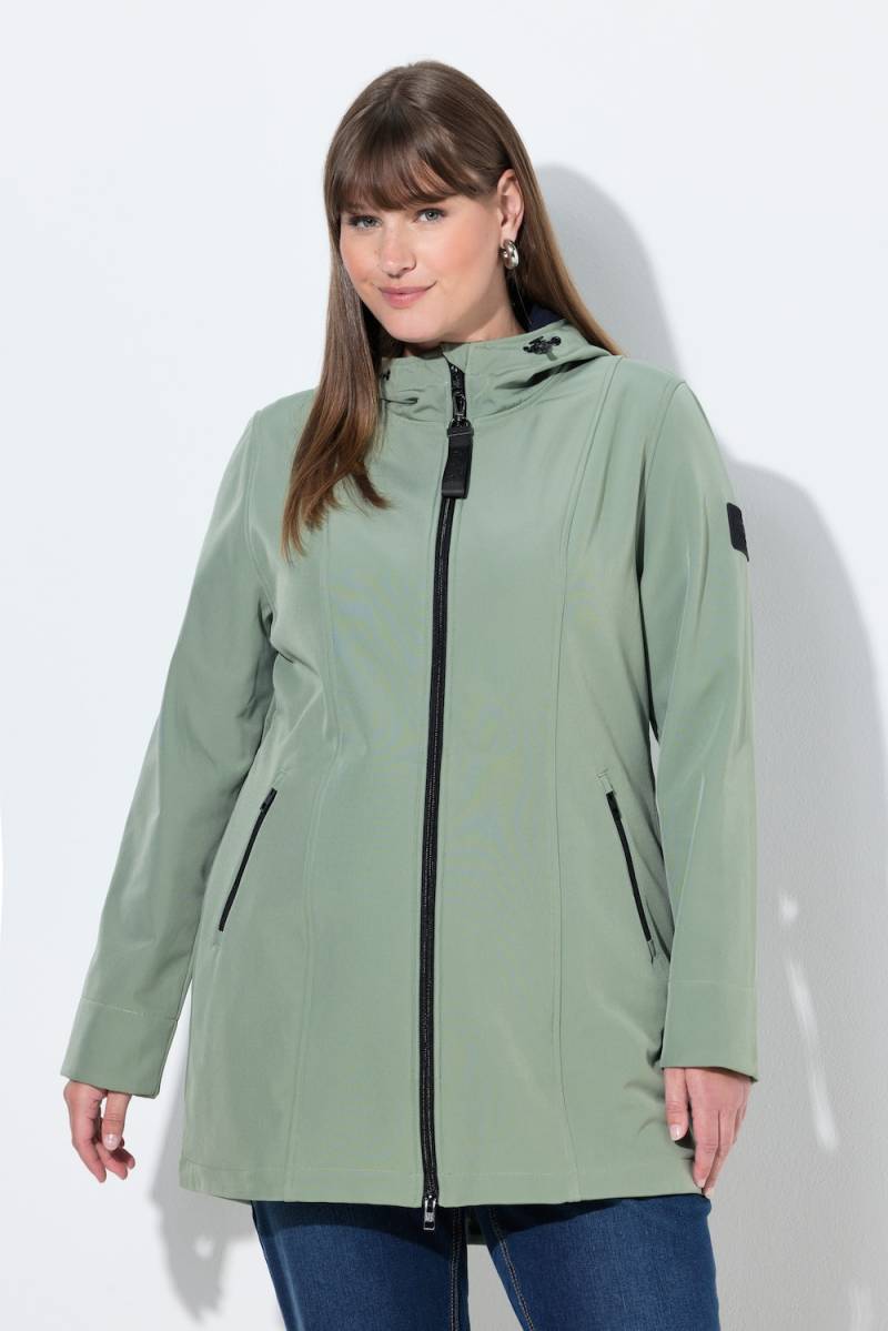 Große Größen HYPRAR Softshelljacke, Damen, grau, Größe: 58/60, Polyester, Ulla Popken von Ulla Popken