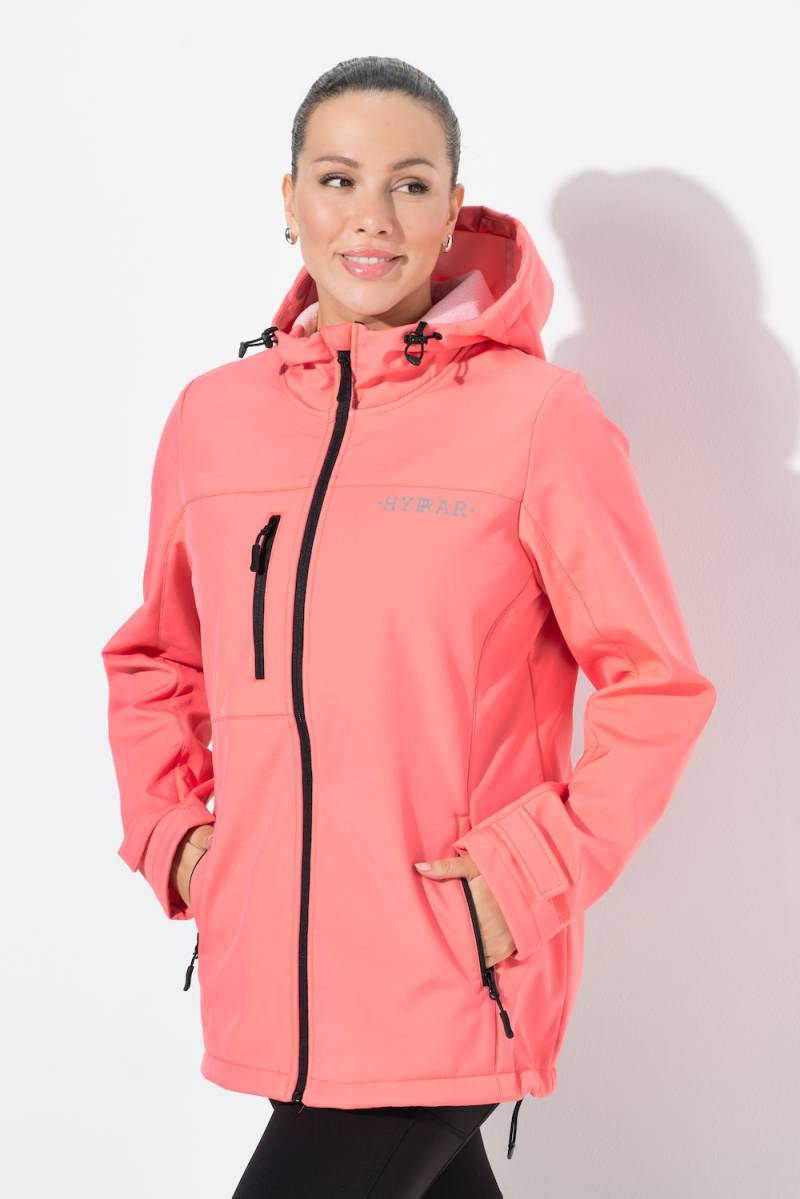 Große Größen HYPRAR Softshelljacke, Damen, rot, Größe: 54/56, Elasthan, Ulla Popken von Ulla Popken