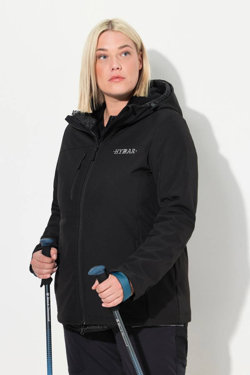 Große Größen HYPRAR Softshelljacke, Damen, schwarz, Größe: 46/48, Elasthan, Ulla Popken von Ulla Popken