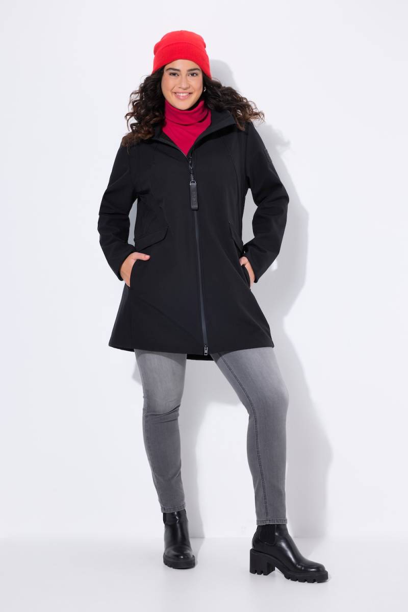 Große Größen HYPRAR Softshelljacke, Damen, schwarz, Größe: 46/48, Polyester, Ulla Popken von Ulla Popken