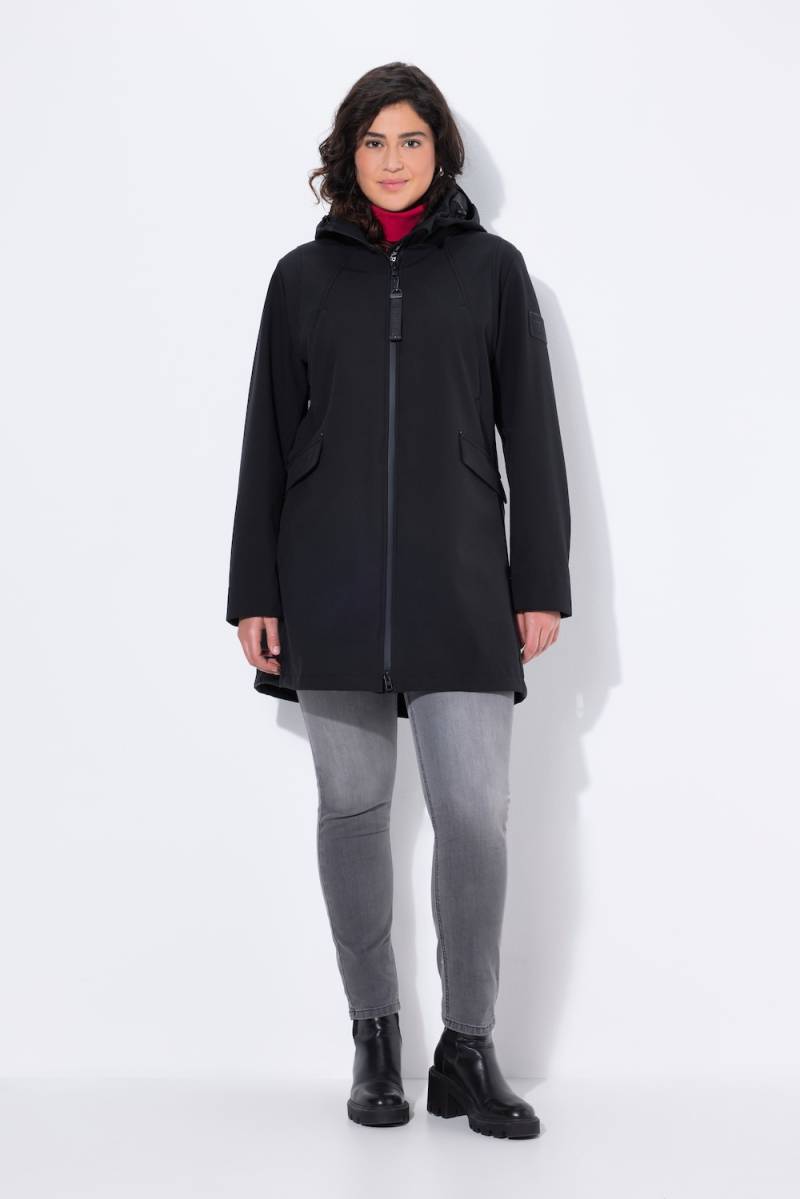 Große Größen HYPRAR Softshelljacke, Damen, schwarz, Größe: 50/52, Polyester, Ulla Popken von Ulla Popken