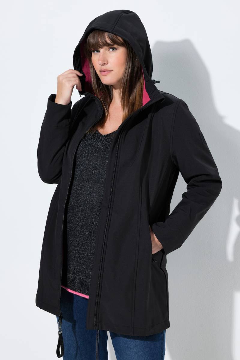 Große Größen HYPRAR Softshelljacke, Damen, schwarz, Größe: 50/52, Polyester, Ulla Popken von Ulla Popken