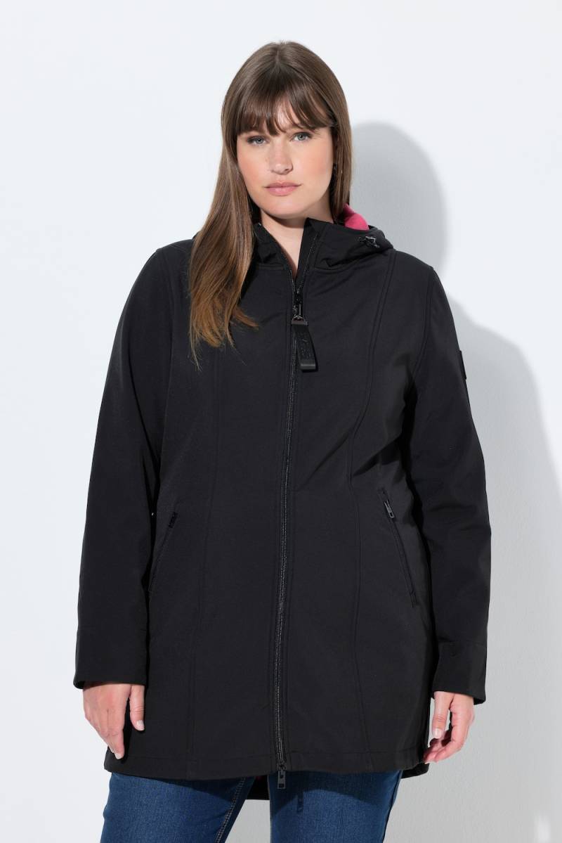 Große Größen HYPRAR Softshelljacke, Damen, schwarz, Größe: 54/56, Polyester, Ulla Popken von Ulla Popken
