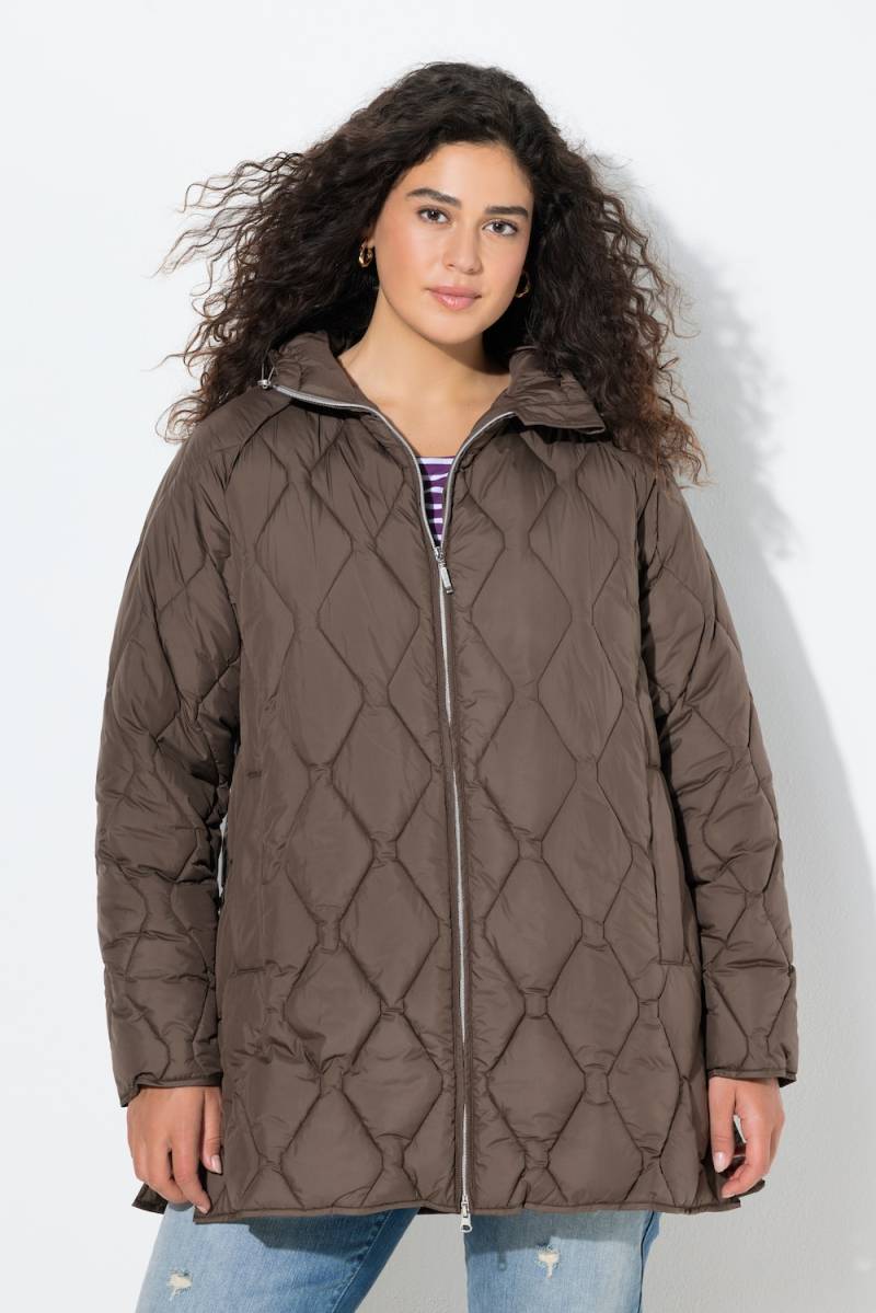 Große Größen HYPRAR Steppjacke, Damen, braun, Größe: 54/56, Polyester, Ulla Popken von Ulla Popken