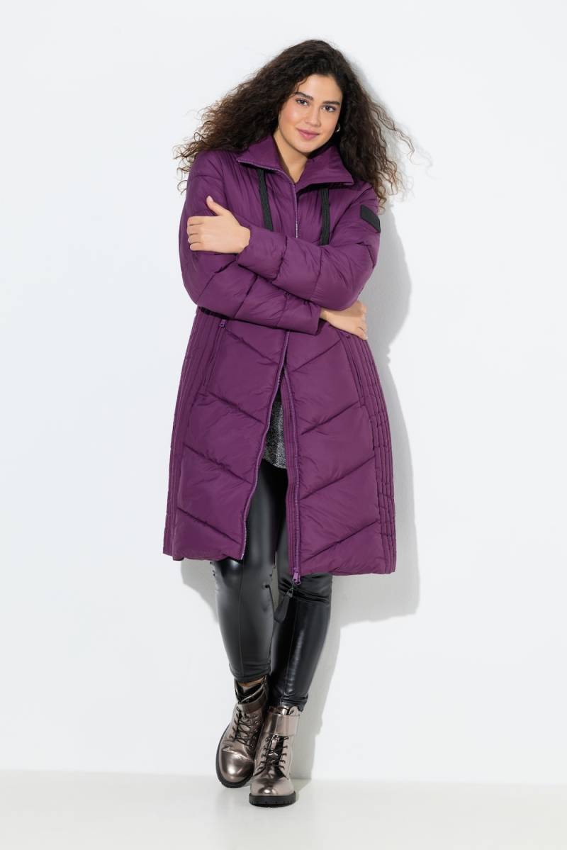 Große Größen HYPRAR Steppjacke, Damen, lila, Größe: 50/52, Polyester/Synthetische Fasern, Ulla Popken von Ulla Popken