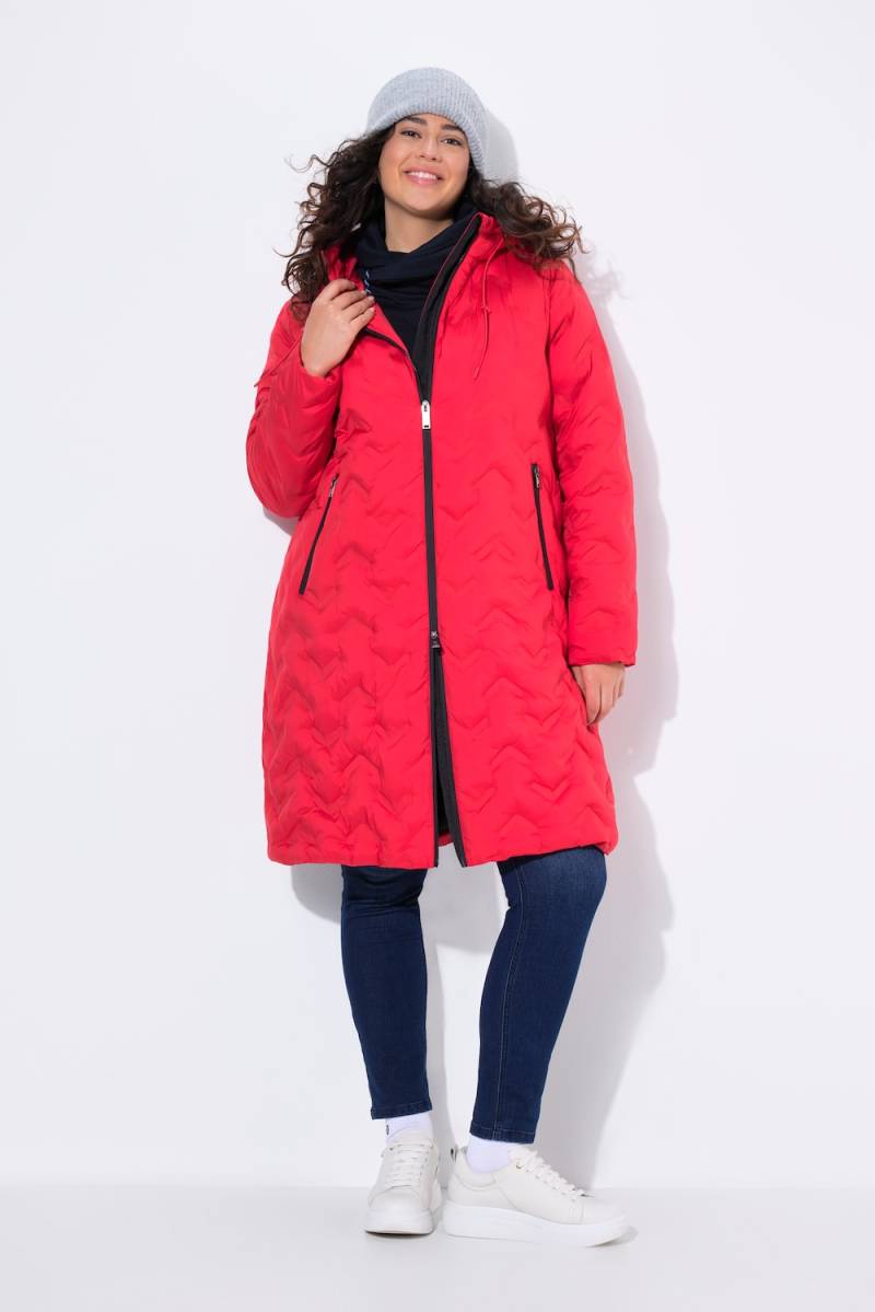 Große Größen HYPRAR Steppmantel, Damen, rot, Größe: 62/64, Polyester, Ulla Popken von Ulla Popken