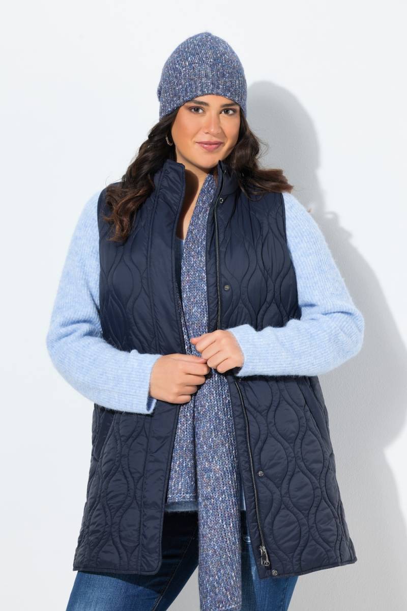 Große Größen HYPRAR Steppweste, Damen, blau, Größe: 54/56, Polyester/Synthetische Fasern, Ulla Popken von Ulla Popken
