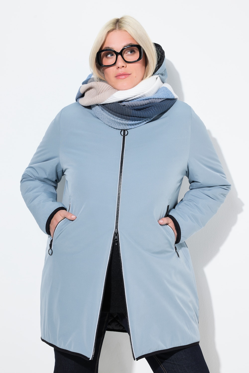 Große Größen HYPRAR Wende-Steppjacke, Damen, türkis, Größe: 42/44, Synthetische Fasern/Polyester/Elasthan, Ulla Popken Große Größen HYPRAR Wende-Steppjacke, Damen, türkis, Größe: 42/44, Synthetische Fasern/Polyester/Elasthan, Ulla Popken von Ulla Popken