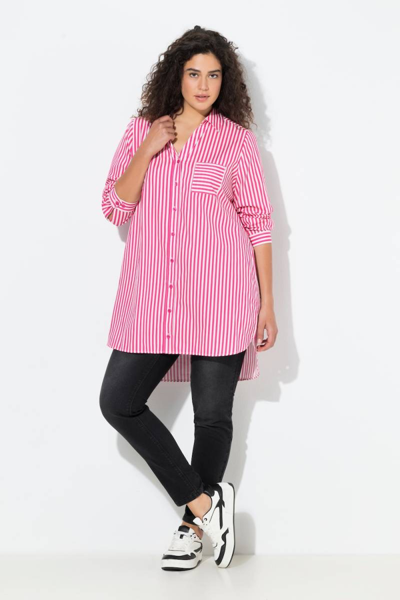 Große Größen Hemdbluse, Damen, rosa, Größe: 46/48, Baumwolle, Ulla Popken von Ulla Popken