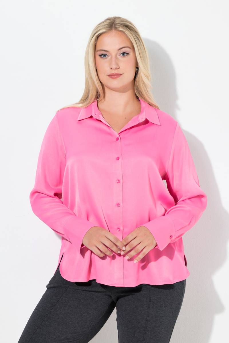 Große Größen Hemdbluse, Damen, rosa, Größe: 54/56, Viskose, Ulla Popken von Ulla Popken