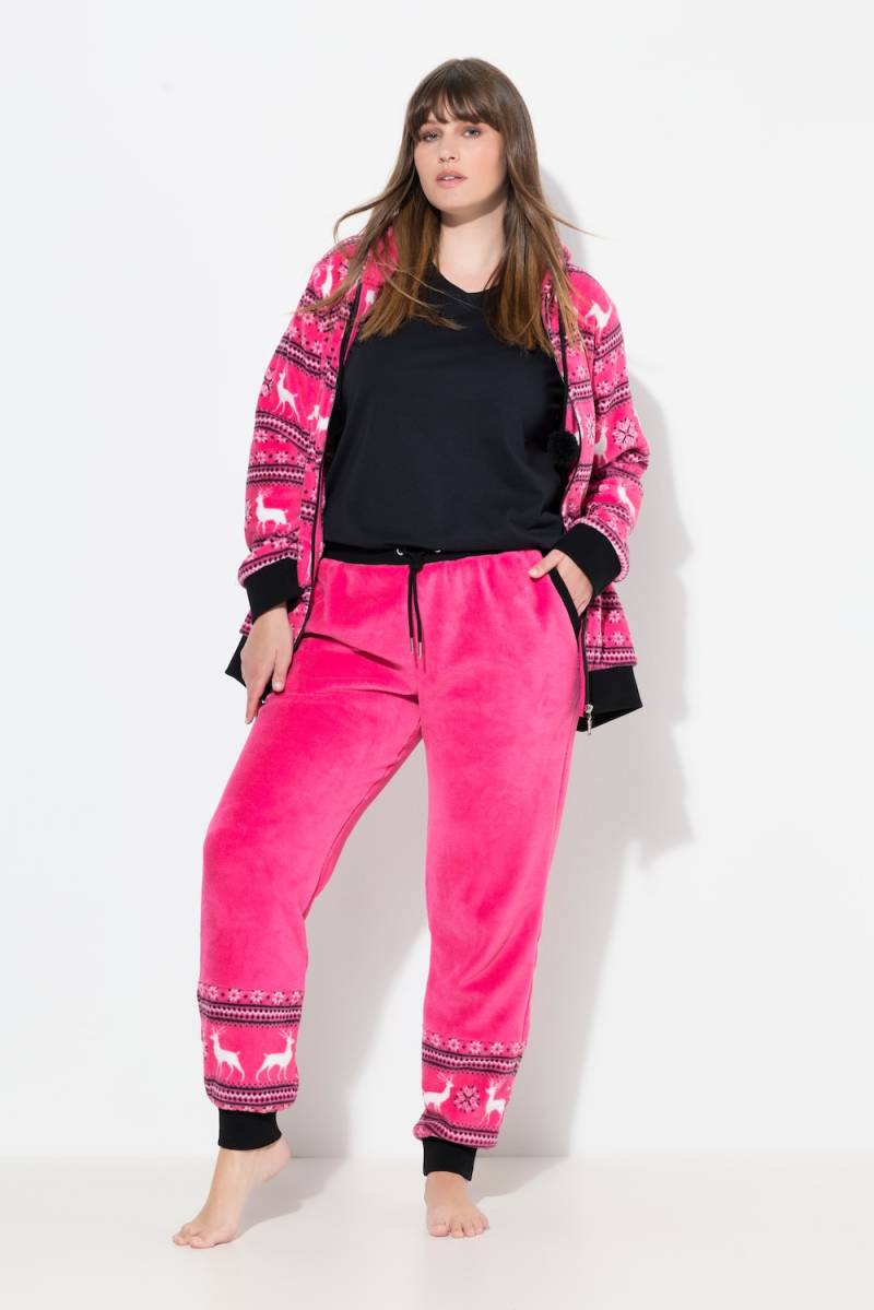 Große Größen Homewear-Hose, Damen, rosa, Größe: 58/60, Polyester, Ulla Popken von Ulla Popken