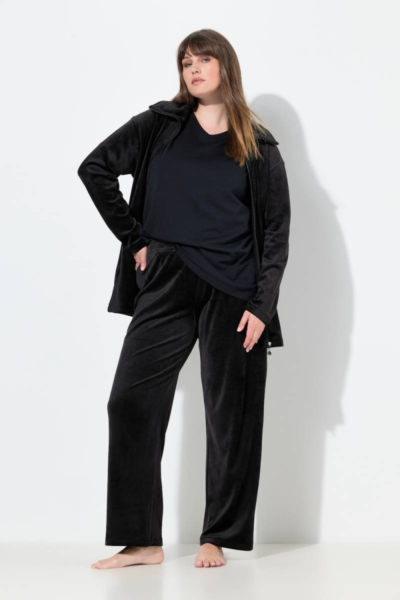 Große Größen Homewear-Hose, Damen, schwarz, Größe: 42/44, Polyester, Ulla Popken Große Größen Homewear-Hose, Damen, schwarz, Größe: 42/44, Polyester, Ulla Popken von Ulla Popken