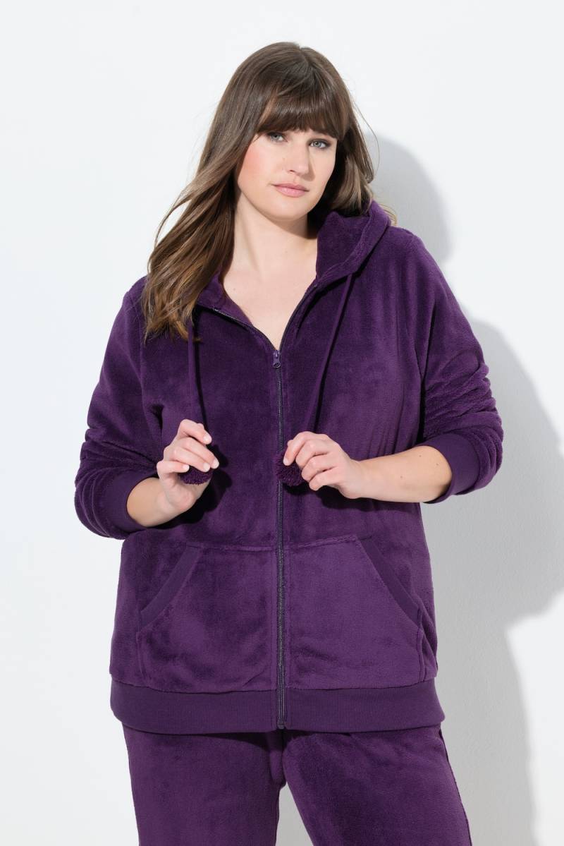Große Größen Homewear-Jacke, Damen, lila, Größe: 54/56, Polyester, Ulla Popken Große Größen Homewear-Jacke, Damen, lila, Größe: 54/56, Polyester, Ulla Popken von Ulla Popken