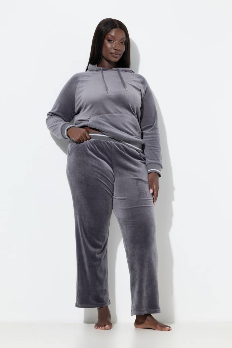 Große Größen Homewear-Nickihose, Damen, grau, Größe: 46/48, Polyester, Ulla Popken von Ulla Popken