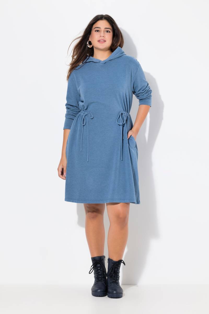 Große Größen Hoodiekleid, Damen, blau, Größe: 46/48, Polyester/Baumwolle, Ulla Popken Große Größen Hoodiekleid, Damen, blau, Größe: 46/48, Polyester/Baumwolle, Ulla Popken von Ulla Popken
