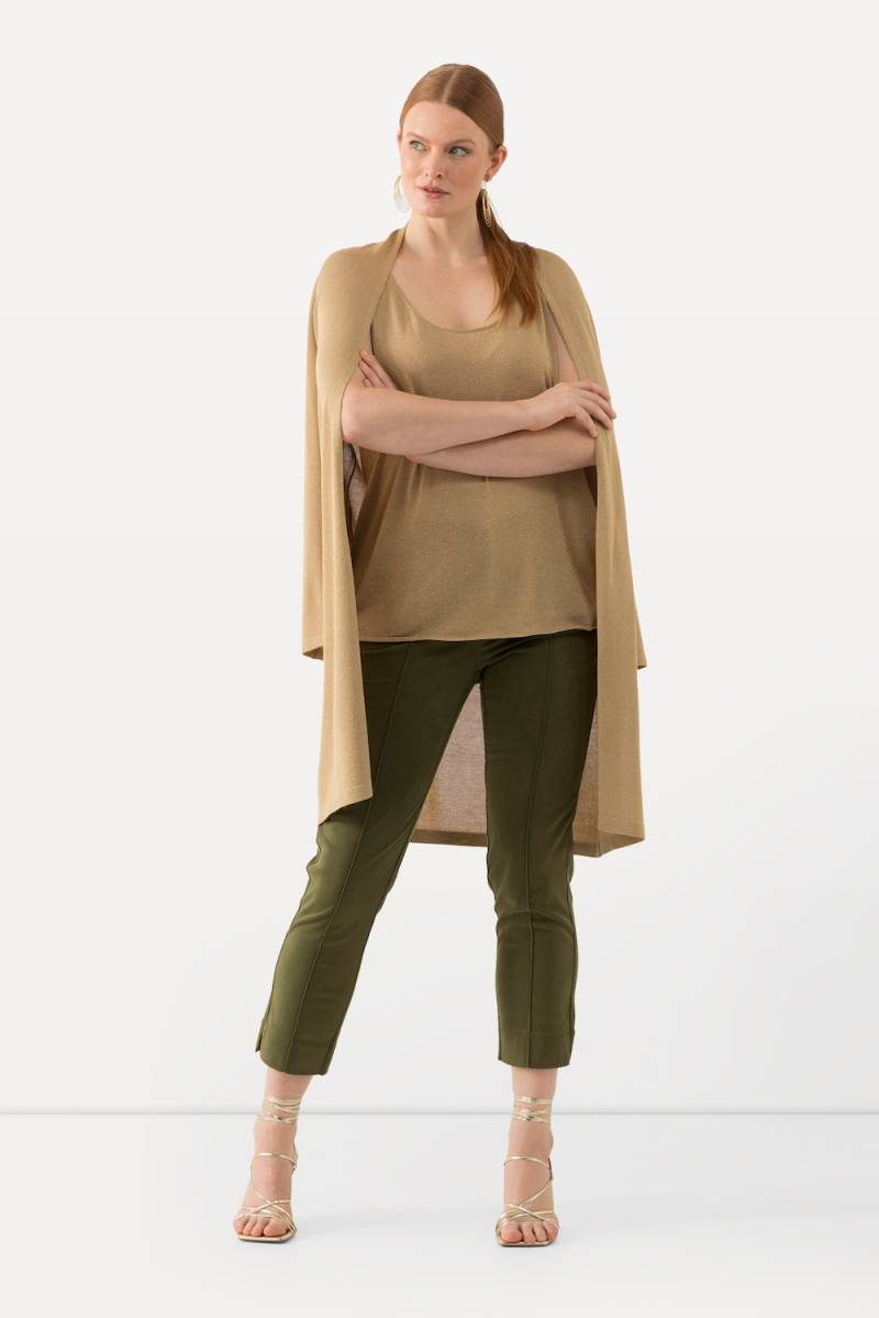 Große Größen Hose, Damen, braun, Größe: 48, Synthetische Fasern/Baumwolle, Ulla Popken von Ulla Popken