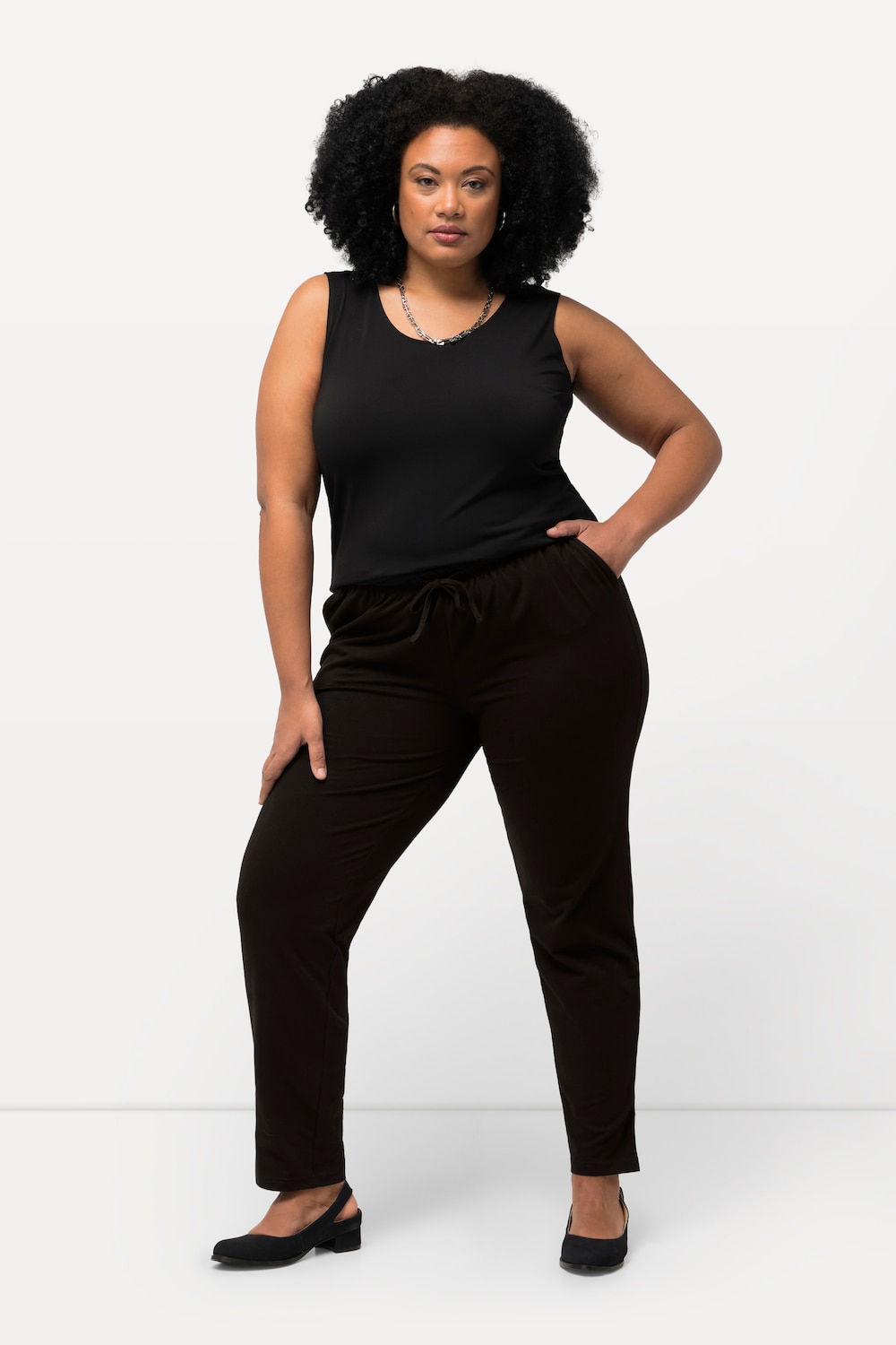 Große Größen Hose, Damen, schwarz, Größe: 25/26, Baumwolle, Ulla Popken Große Größen Hose, Damen, schwarz, Größe: 25/26, Baumwolle, Ulla Popken von Ulla Popken