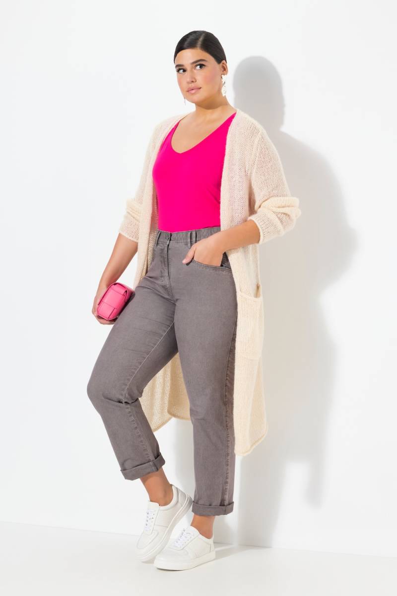 Große Größen Hose Mony, Damen, grau, Größe: 54, Baumwolle, Ulla Popken von Ulla Popken