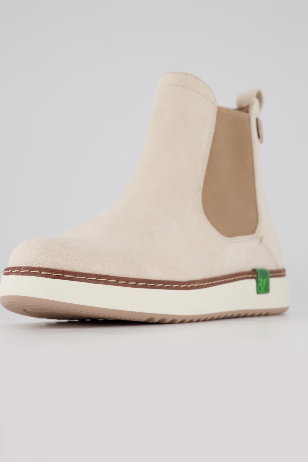 Jana Chelsea-Boots, Damen, beige, Größe: 37, Sonstige/Synthetische Fasern, Ulla Popken von Ulla Popken