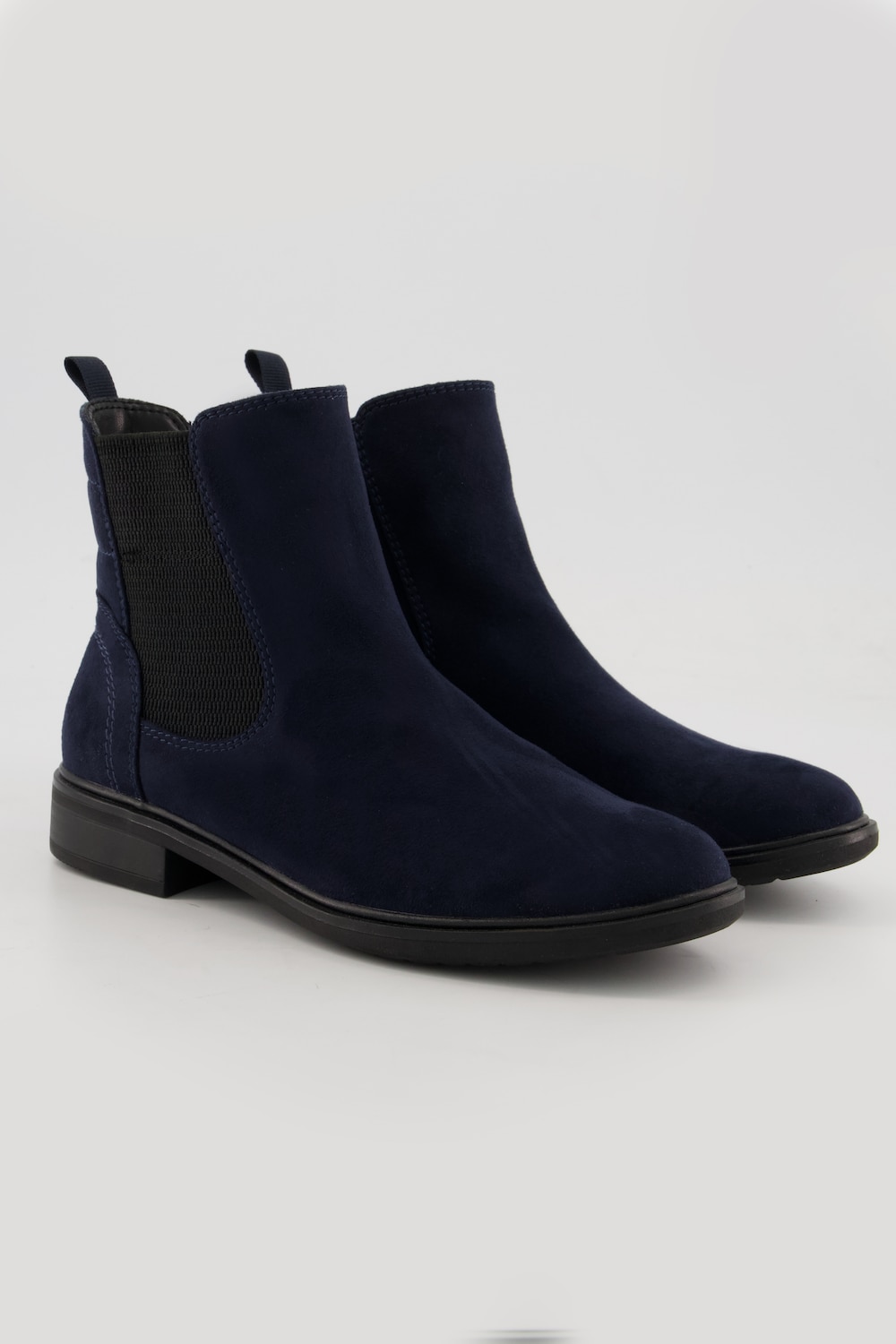 Jana Shoes Chelseaboots, Damen, blau, Größe: 37, Sonstige/Polyester, Ulla Popken von Ulla Popken