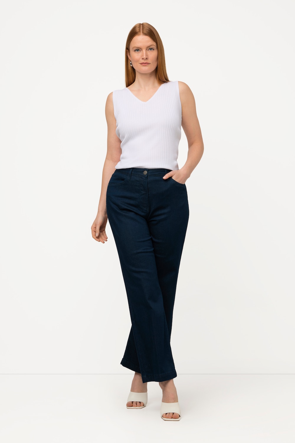 Große Größen Jeans, Damen, blau, Größe: 44, Baumwolle/Synthetische Fasern, Ulla Popken Große Größen Jeans, Damen, blau, Größe: 44, Baumwolle/Synthetische Fasern, Ulla Popken von Ulla Popken