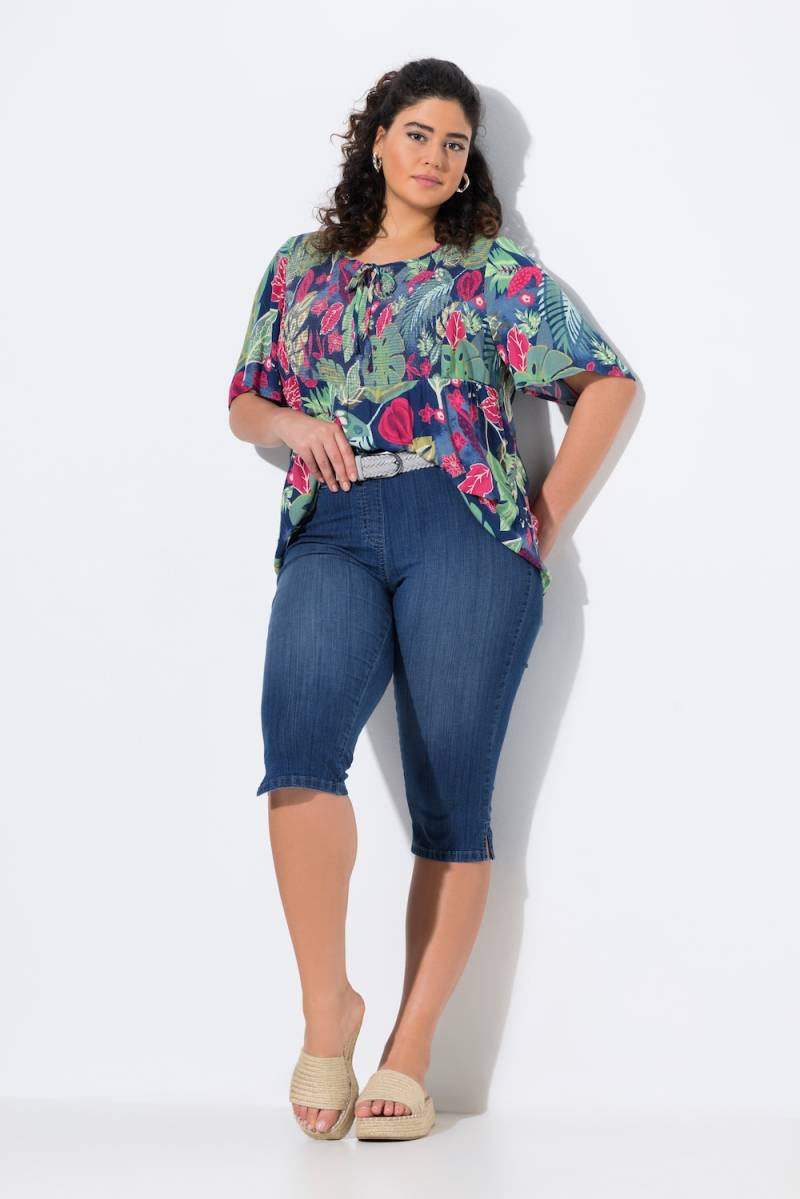 Große Größen Jeans-Capri Sienna, Damen, blau, Größe: 48, Baumwolle, Ulla Popken Große Größen Jeans-Capri Sienna, Damen, blau, Größe: 48, Baumwolle, Ulla Popken von Ulla Popken