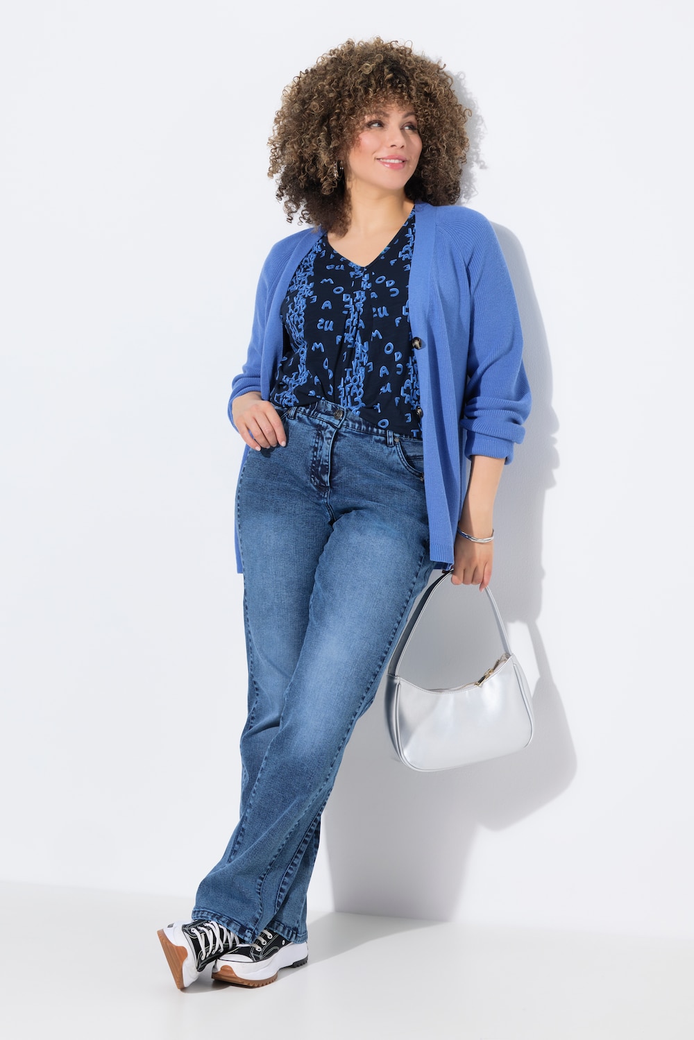 Große Größen Jeans Mandy, Damen, blau, Größe: 60, Baumwolle, Ulla Popken von Ulla Popken