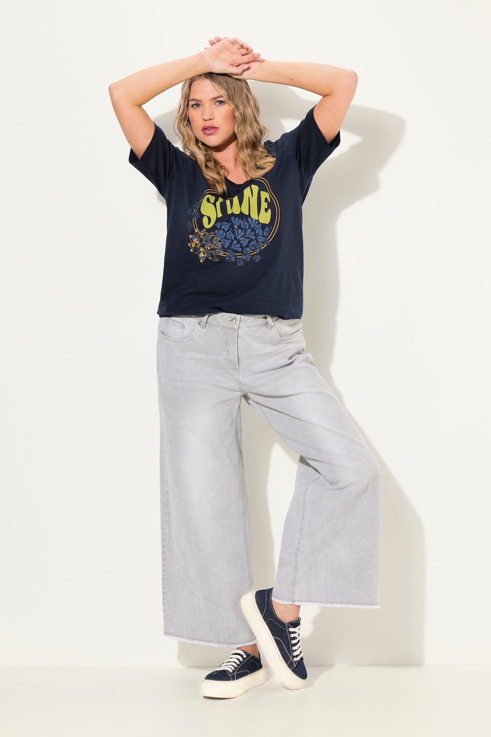 Große Größen Jeans Mary, Damen, beige, Größe: 44, Baumwolle, Ulla Popken Große Größen Jeans Mary, Damen, beige, Größe: 44, Baumwolle, Ulla Popken von Ulla Popken