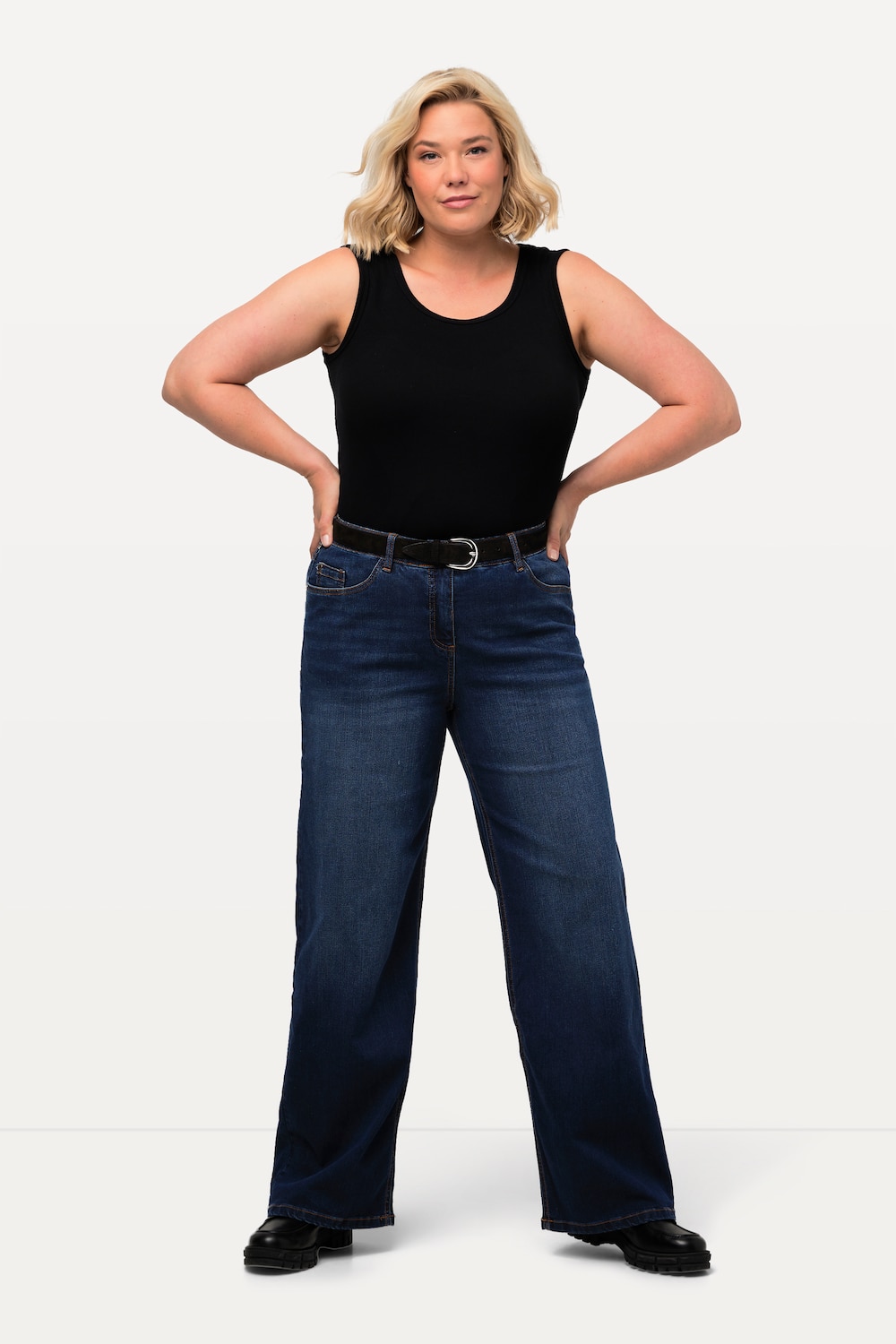 Große Größen Jeans Mary, Damen, blau, Größe: 104, Baumwolle/Polyester/Viskose, Ulla Popken von Ulla Popken