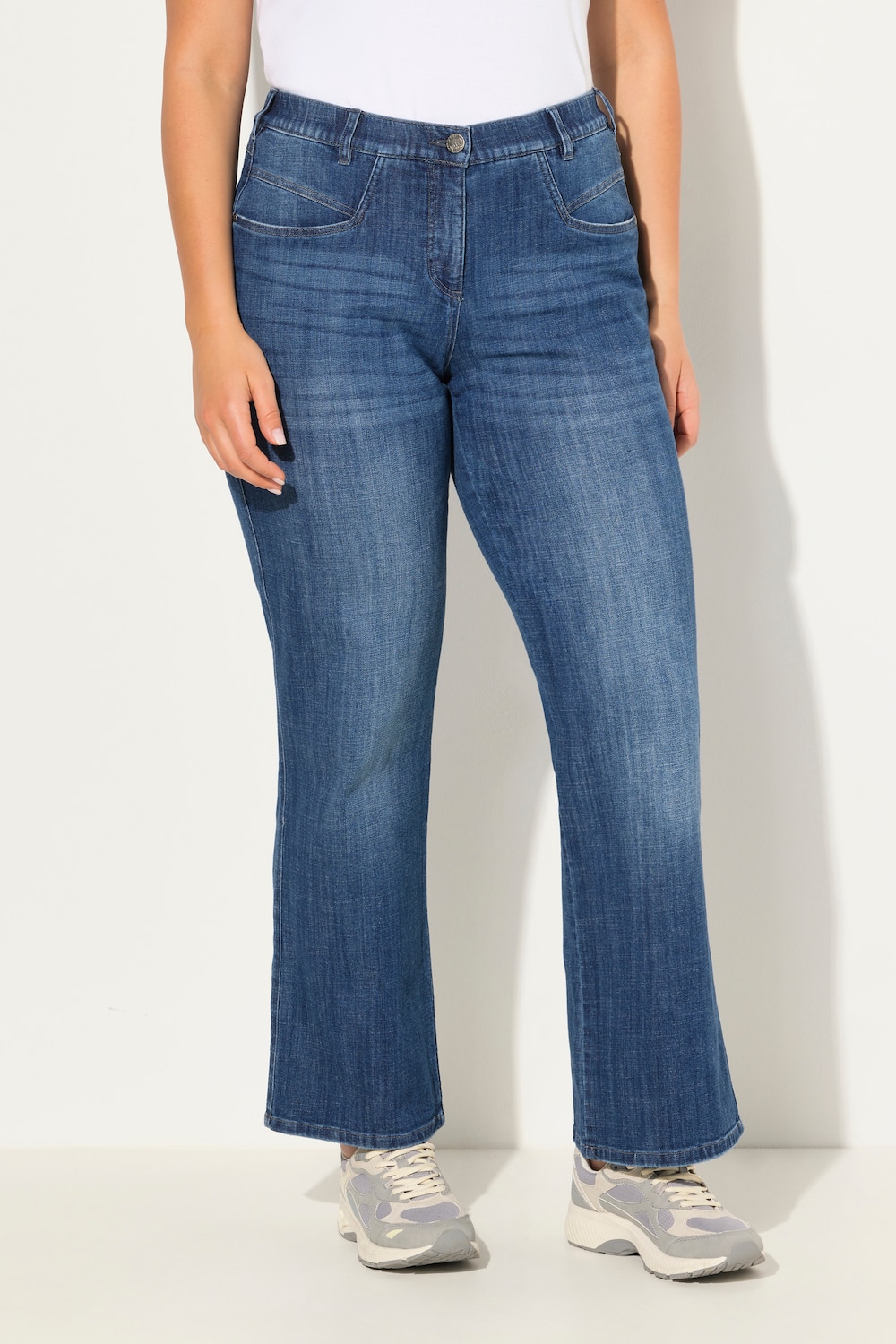 Große Größen Jeans Mary, Damen, blau, Größe: 22, Baumwolle, Ulla Popken von Ulla Popken