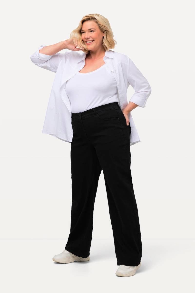 Große Größen Jeans Mary, Damen, schwarz, Größe: 23, Baumwolle/Polyester/Viskose, Ulla Popken von Ulla Popken