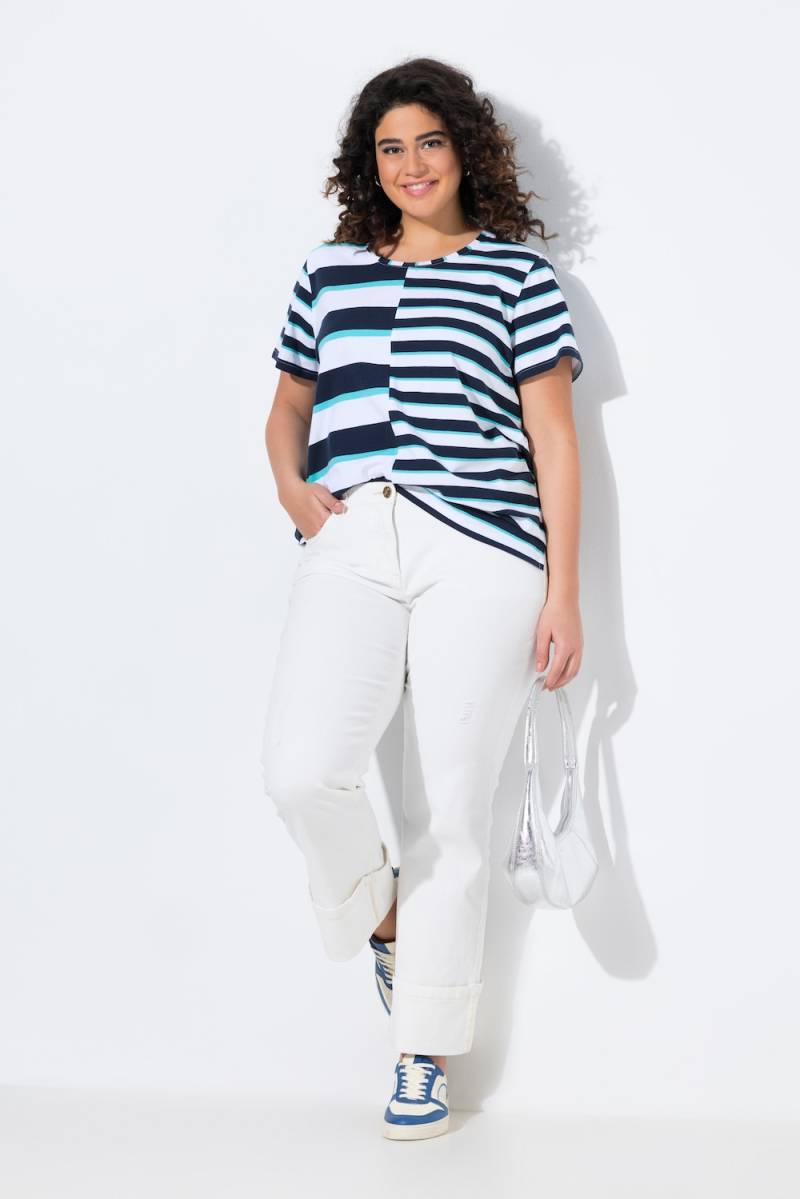 Große Größen Jeans Mary, Damen, weiß, Größe: 48, Baumwolle, Ulla Popken von Ulla Popken