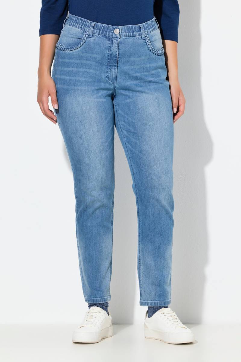 Große Größen Jeans Mia, Damen, blau, Größe: 42, Baumwolle, Ulla Popken von Ulla Popken