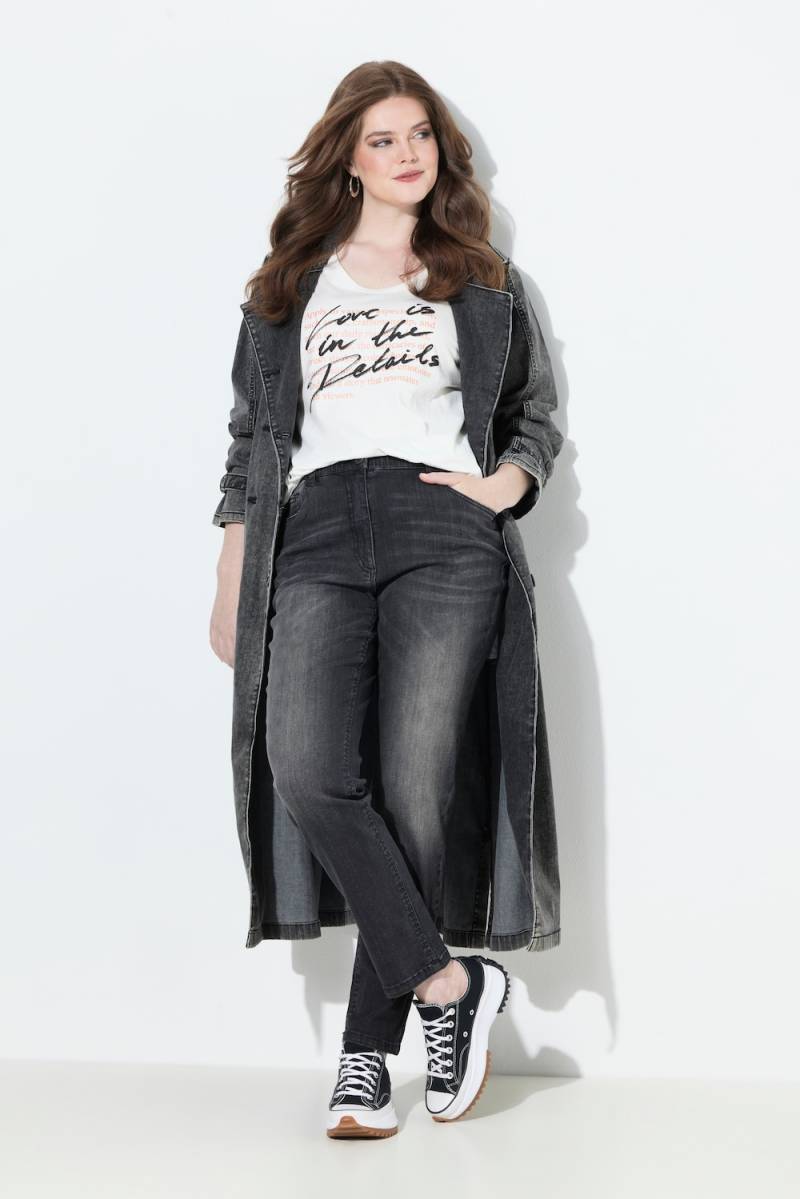 Große Größen Jeans Mia, Damen, schwarz, Größe: 52, Baumwolle, Ulla Popken Große Größen Jeans Mia, Damen, schwarz, Größe: 52, Baumwolle, Ulla Popken von Ulla Popken