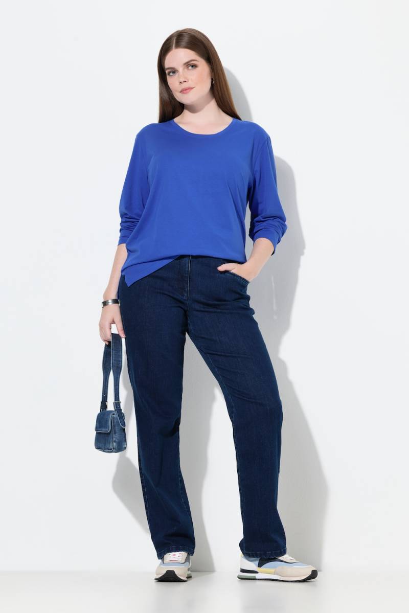 Große Größen Jeans Mony, Damen, blau, Größe: 46, Baumwolle/Synthetische Fasern/Polyester, Ulla Popken von Ulla Popken