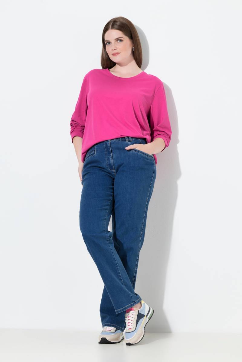 Große Größen Jeans Mony, Damen, blau, Größe: 50, Baumwolle/Synthetische Fasern/Polyester, Ulla Popken von Ulla Popken
