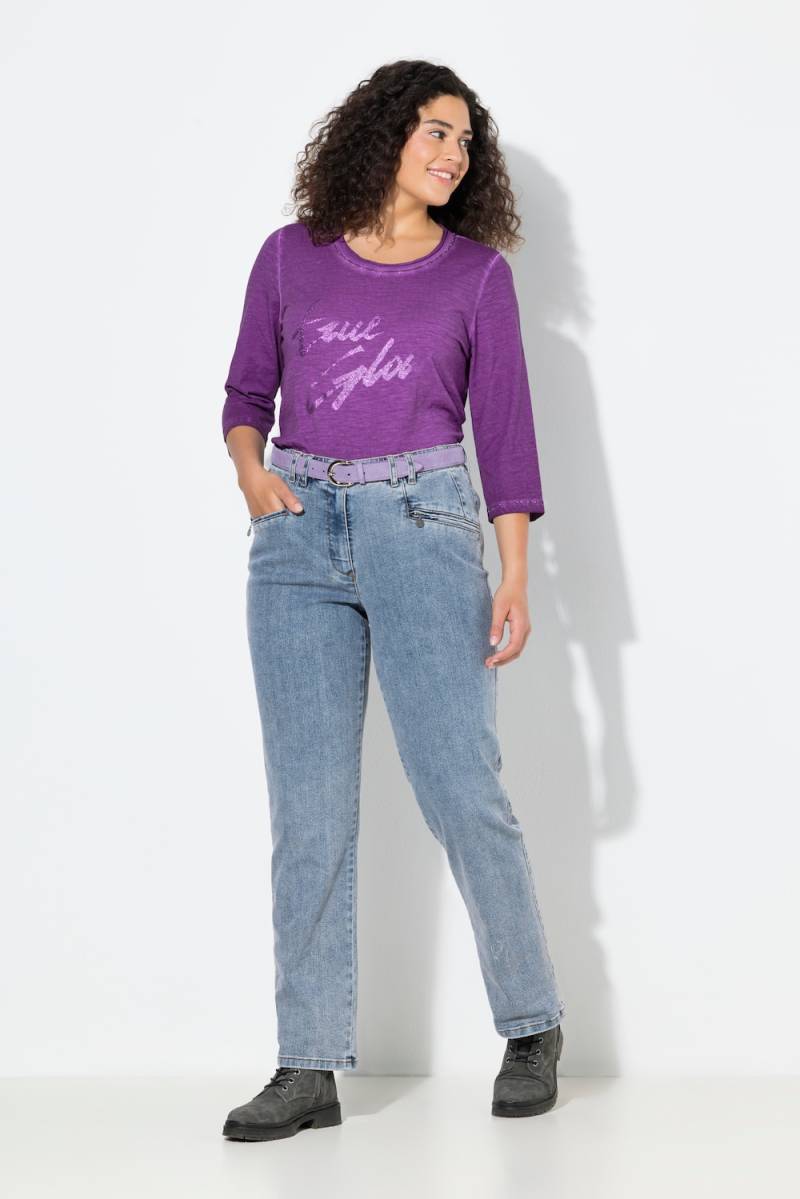 Große Größen Jeans Mony, Damen, blau, Größe: 52, Baumwolle/Polyester, Ulla Popken von Ulla Popken