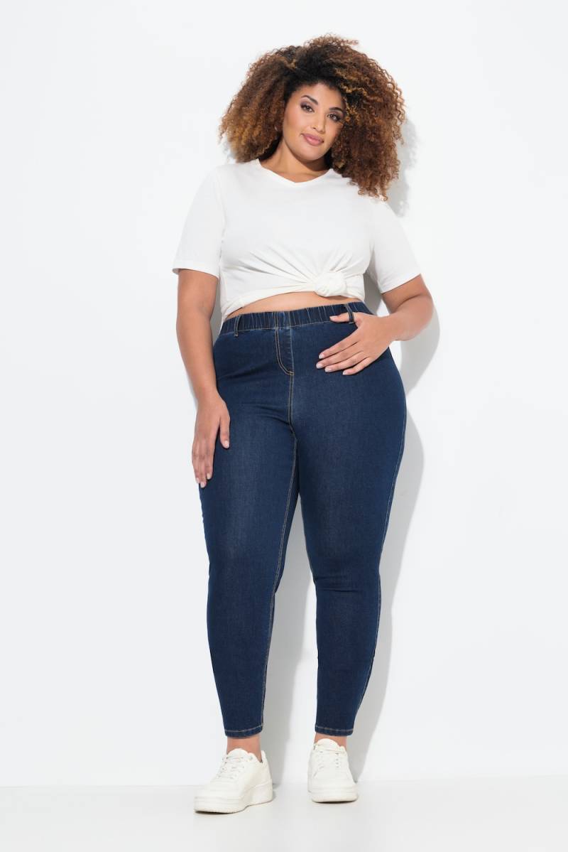Große Größen Jeggings Denim, Damen, blau, Größe: 26, Baumwolle/Polyester, Ulla Popken von Ulla Popken