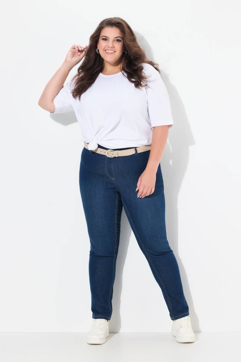 Große Größen Jeggings Denim, Damen, blau, Größe: 34, Baumwolle/Polyester, Ulla Popken von Ulla Popken