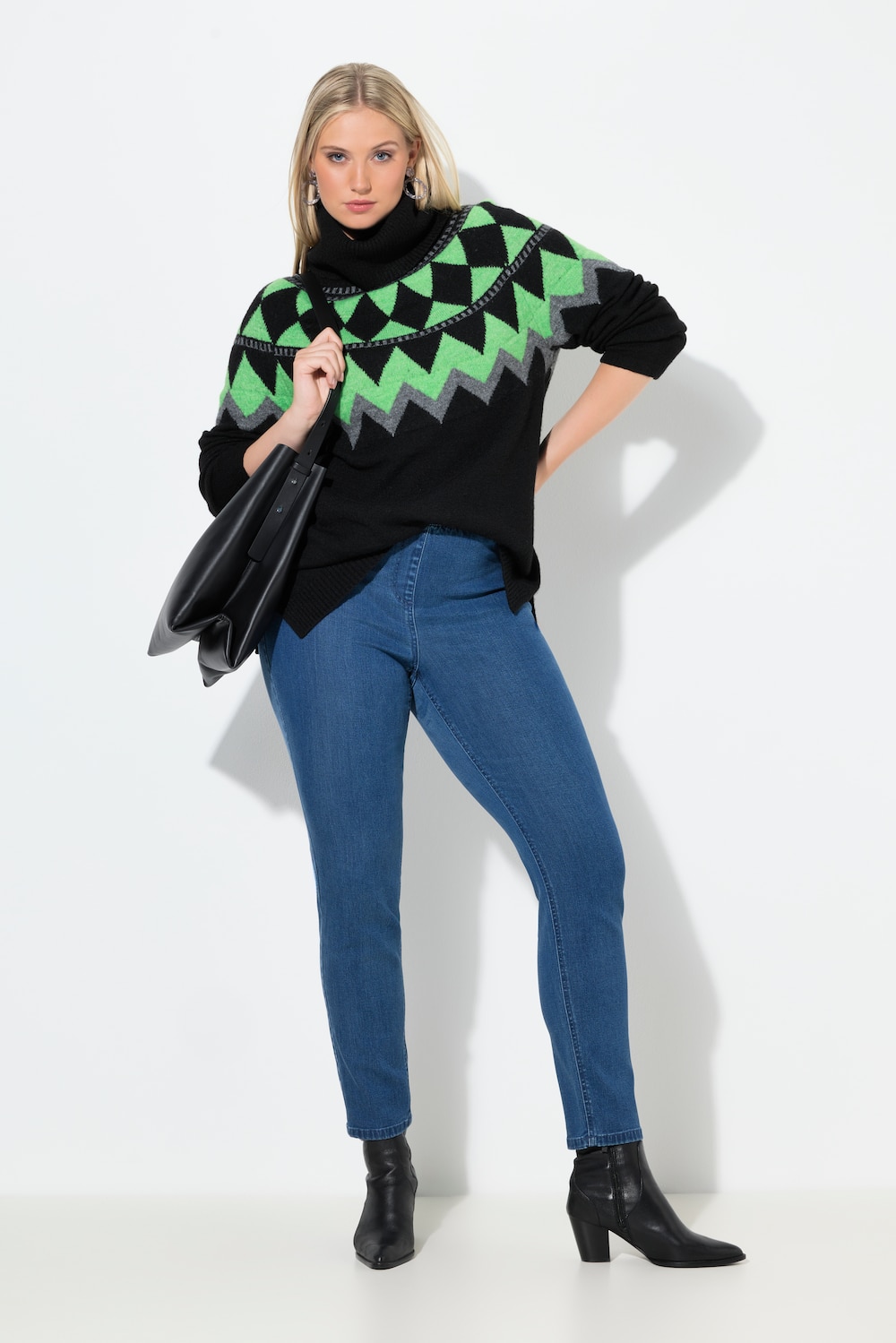 Große Größen Jeggings Sienna, Damen, blau, Größe: 46, Synthetische Fasern/Polyester, Ulla Popken von Ulla Popken