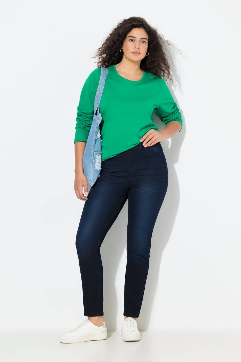 Große Größen Jeggings Sienna, Damen, blau, Größe: 50, Baumwolle/Polyester, Ulla Popken von Ulla Popken